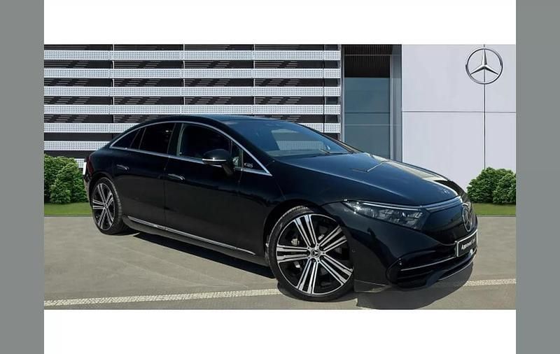 Black Used 2022 Mercedes EQS450+ Exclusive Luxury Sedan | £48,048 - Image 1/4