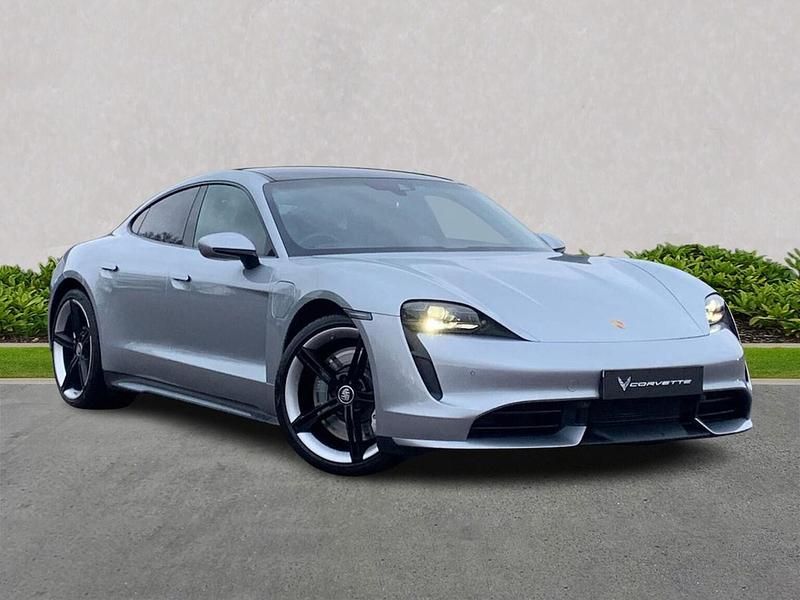 Used Porsche Taycan Performance Package 500 kW (680 HP) 2022 Silver Sedan