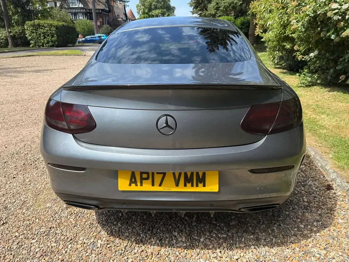 Used Mercedes C200 AMG line 2017 Grey Coupe