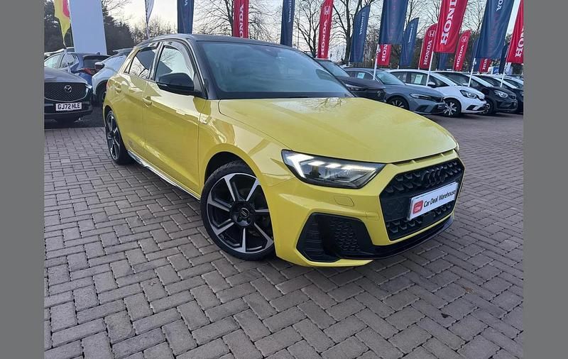 Used Audi A1 S-Line 147 HP (108 kW) 2020 Yellow Hatchback