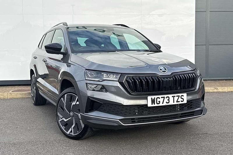 Grey Used 2024 Skoda Karoq SportLine SUV | £24,495 (Fair price) - Image 1/4