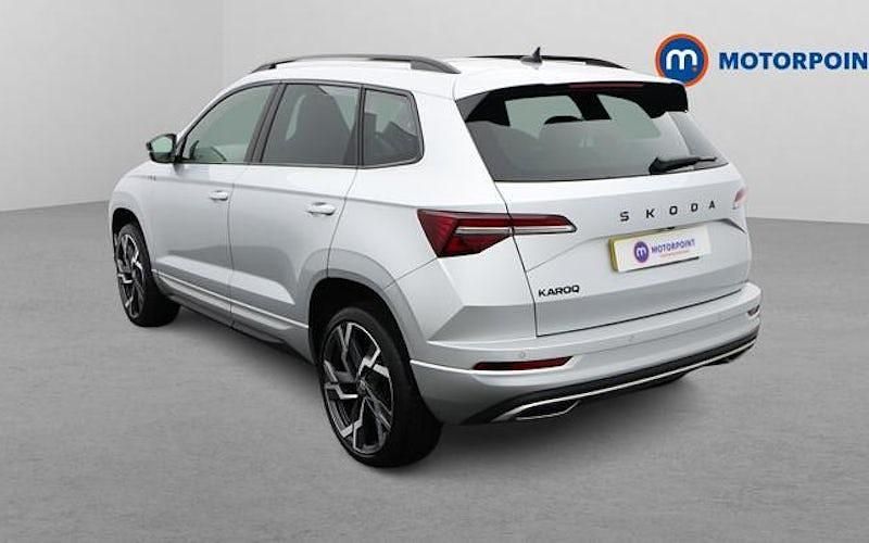 Used Skoda Karoq SportLine 150 HP (110 kW) 2024 Silver SUV