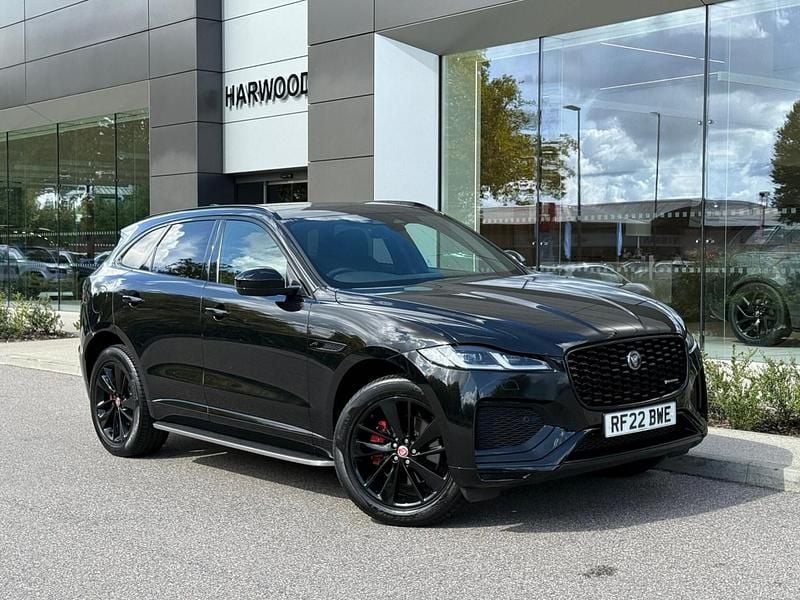 Black Used 2022 Jaguar F-Pace R-Dynamic SUV | £35,790 (A bit pricey) - Image 1/4