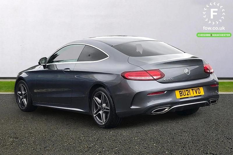 Used Mercedes C200 Active 2021 Grey Coupe