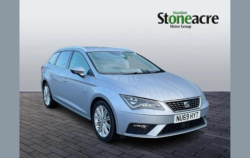 Used Seat Leon ST XCELLENCE 150 HP (110 kW) 2019 Silver Estate
