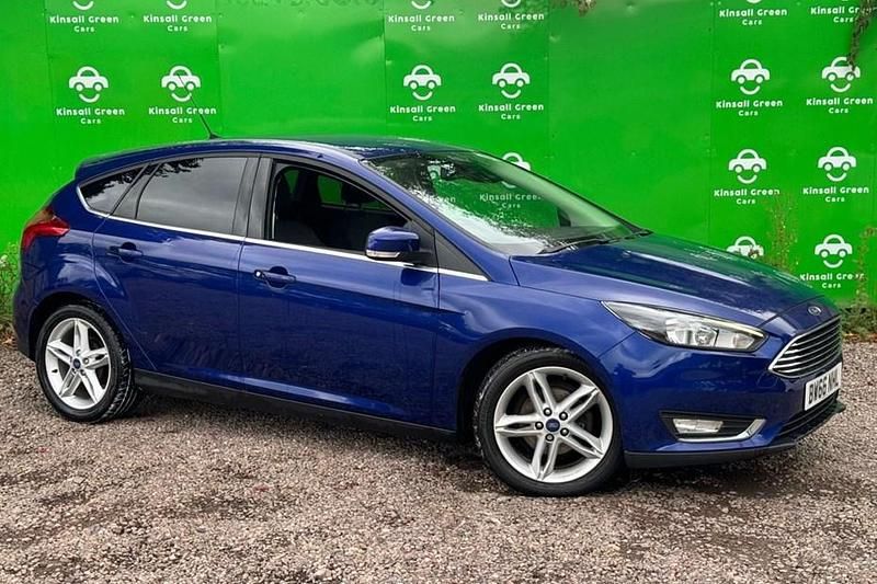 Blue Used 2017 Ford Focus Titanium Hatchback | £5,799 (Good price) - Image 1/1