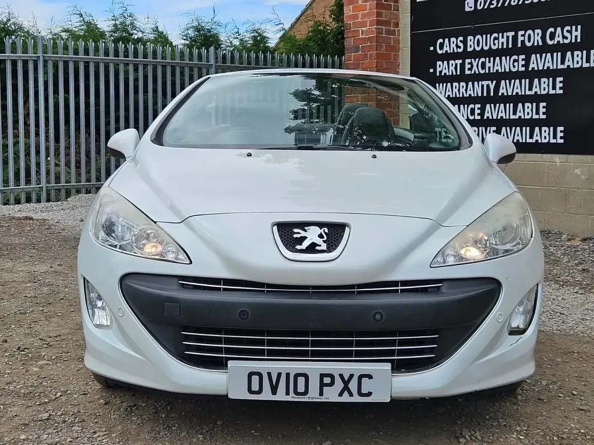 Used Peugeot 308 CC GTi 2010 White Cabriolet