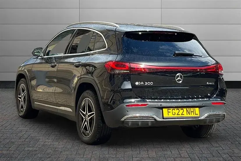 Used Mercedes EQA300 AMG line 167 kW (228 HP) 2022 Cosmos black SUV