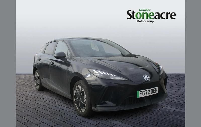 Used MG MG4 EV SE 125 kW (170 HP) 2022 Black Hatchback