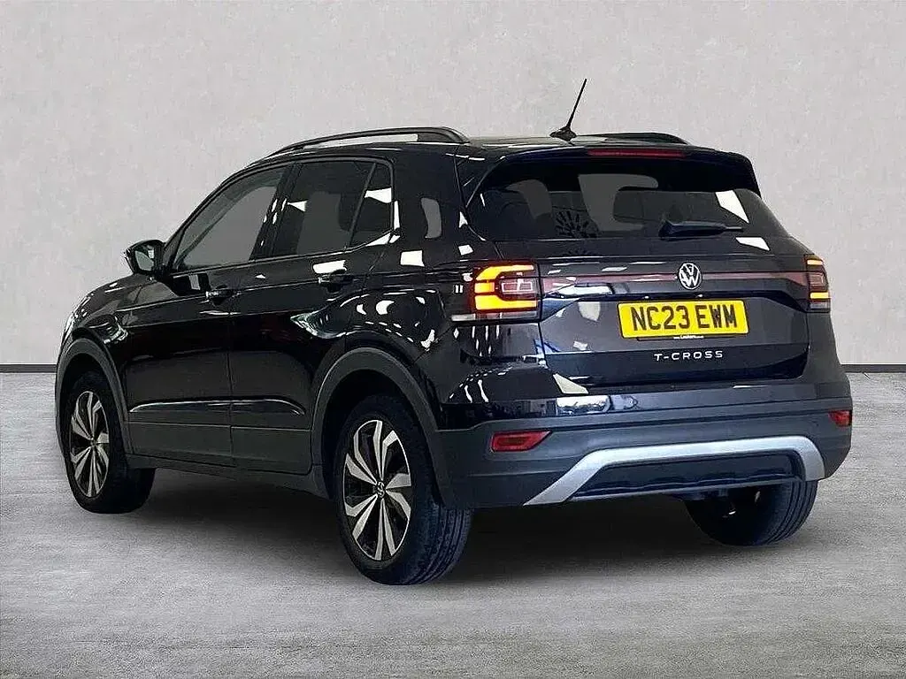 Used VW T-Cross Black Edition 95 HP (69 kW) 2023 Black SUV