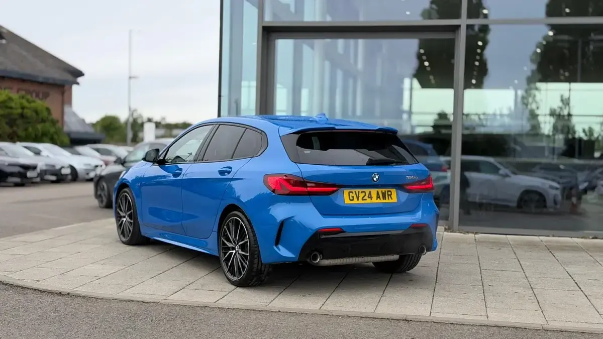 Used BMW 128 Shadowline 265 HP (194 kW) 2024 Blue Hatchback