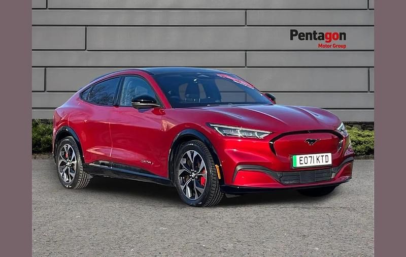 Red Used 2021 Ford Mustang Mach-E Extended Range SUV | £25,500 (Fair price) - Image 1/4