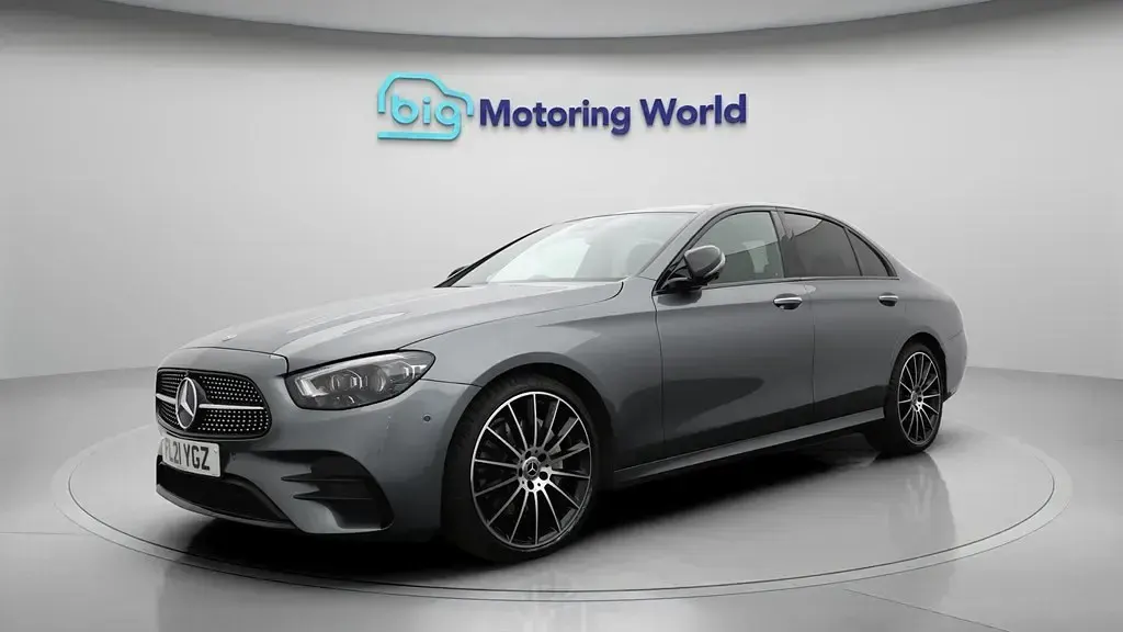 Used Mercedes E220 AMG line 194 HP (142 kW) 2021 Grey Sedan