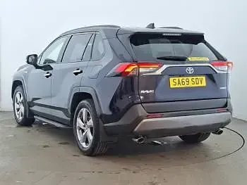 Used Toyota RAV4 Hybrid 222 HP (163 kW) 2019 Blue SUV