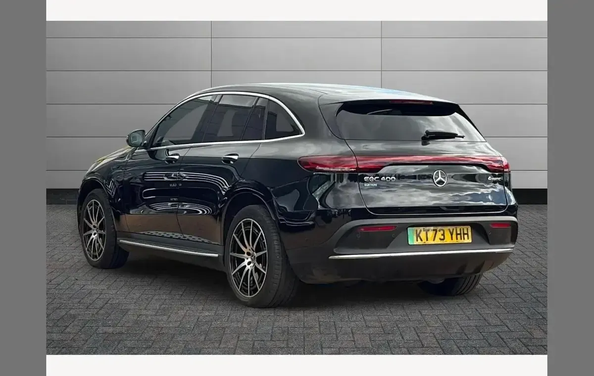 Used Mercedes EQC400 AMG line 300 kW (408 HP) 2023 Black SUV