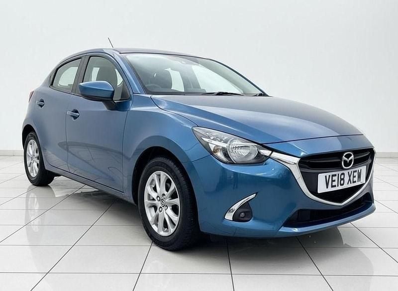 Used Mazda 2 90 HP (66 kW) 2018 Blue Hatchback