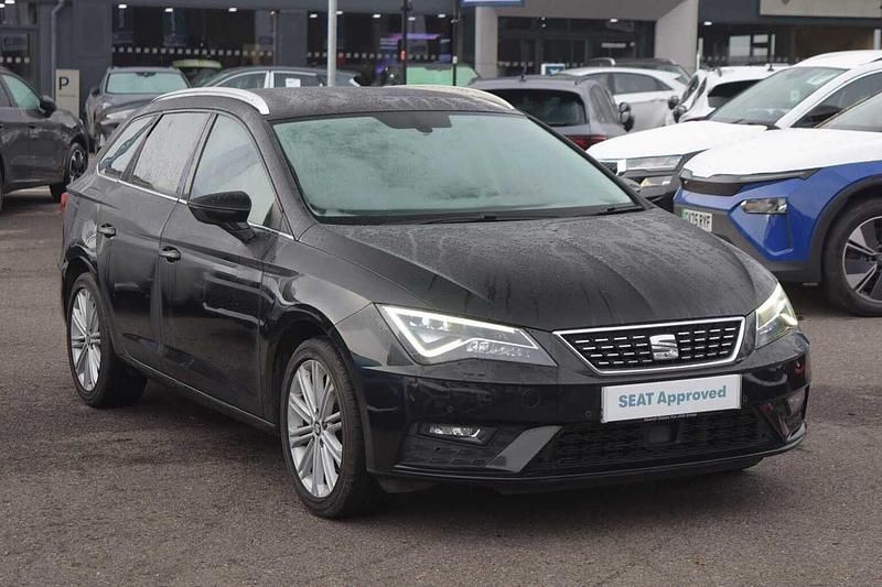 Black Used 2017 Seat Leon Sport Estate | £10,890 (Fair price) - Image 1/4