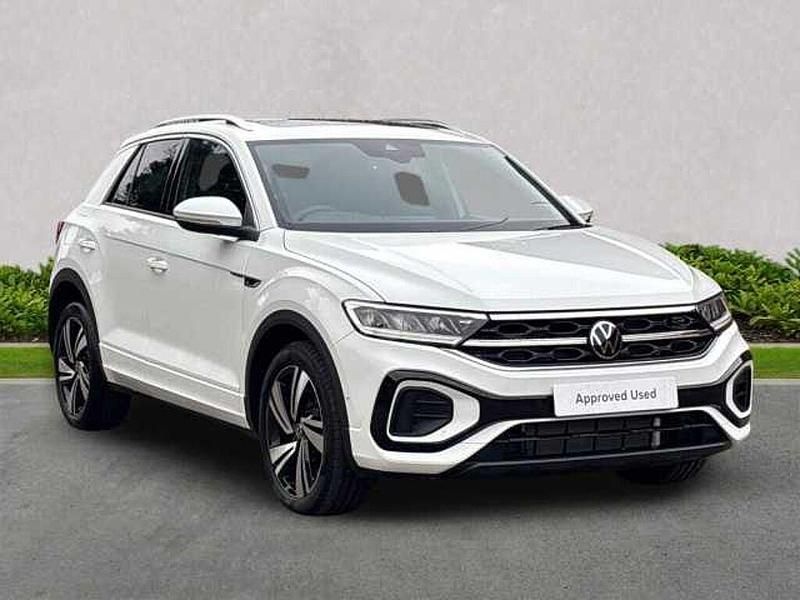 White Used 2025 VW T-Roc R-line SUV | £29,202 (Fair price) - Image 1/3
