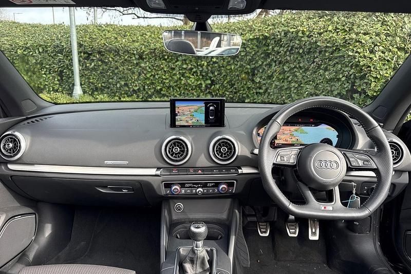 Used Audi Cabriolet S-Line 150 HP (110 kW) 2021 Black Cabriolet