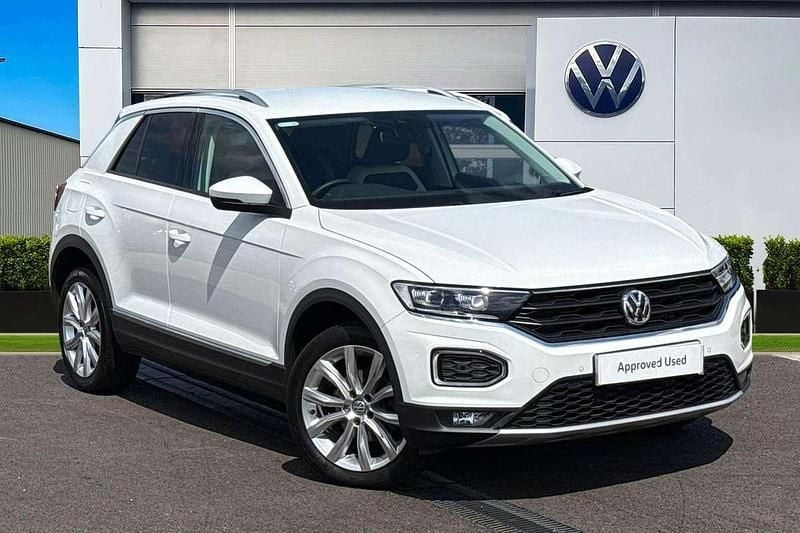 White Used 2020 VW T-Roc SEL SUV | £18,690 (Fair price) - Image 1/4