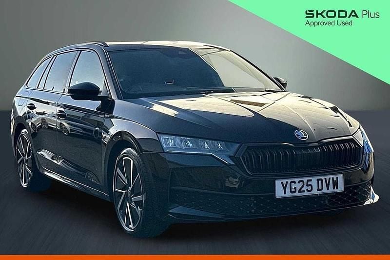 Used Skoda Octavia SportLine 150 HP (110 kW) 2025 Black Estate