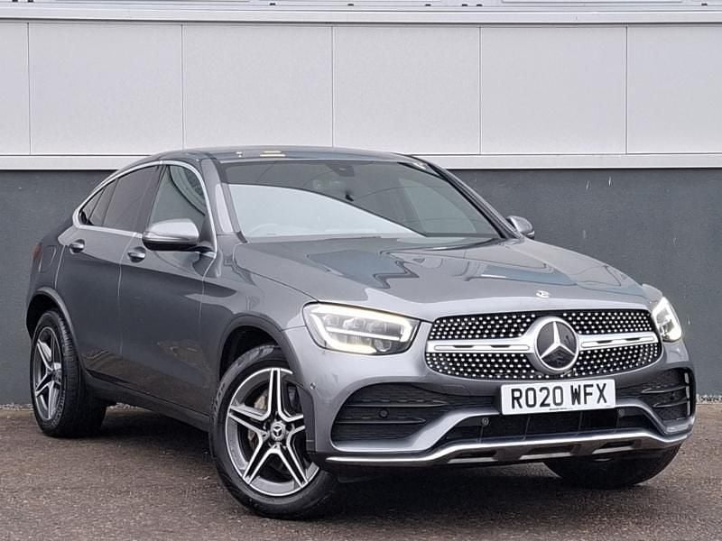 Used Mercedes GLC220 AMG line 194 HP (142 kW) 2020 Grey Coupe