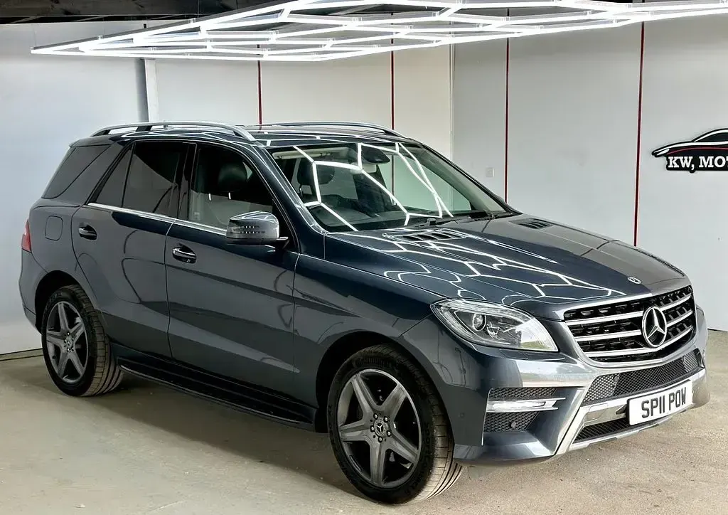 Used Mercedes ML350 AMG line 258 HP (189 kW) 2015 Grey SUV