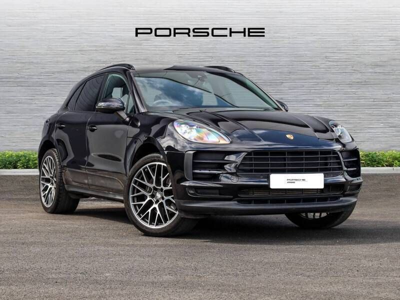 Jet black metallic Used 2021 Porsche Macan SUV | £45,500 - Image 1/4
