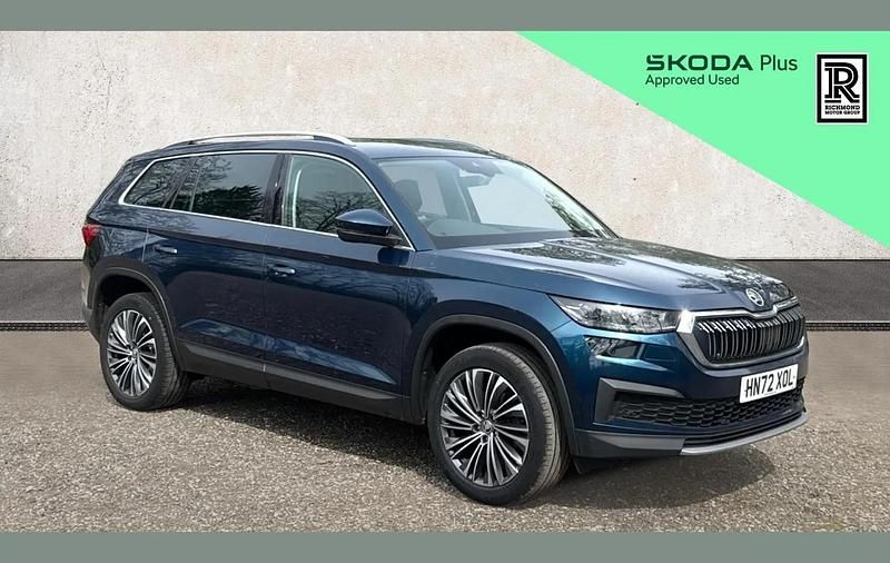 Used Skoda Kodiaq SE L Executive 150 HP (110 kW) 2022 Blue SUV