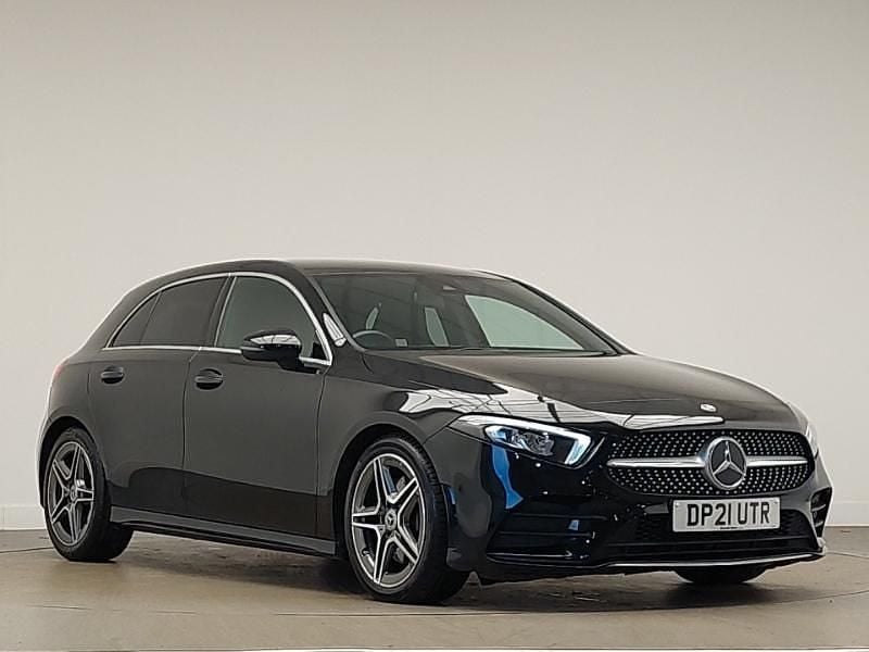 Black Used 2021 Mercedes A220 AMG line Hatchback | £19,298 (Fair price) - Image 1/4
