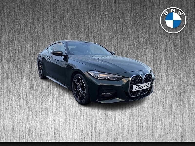 Green Used 2021 BMW 430 M Sport Coupe | £27,899 (Good price) - Image 1/4