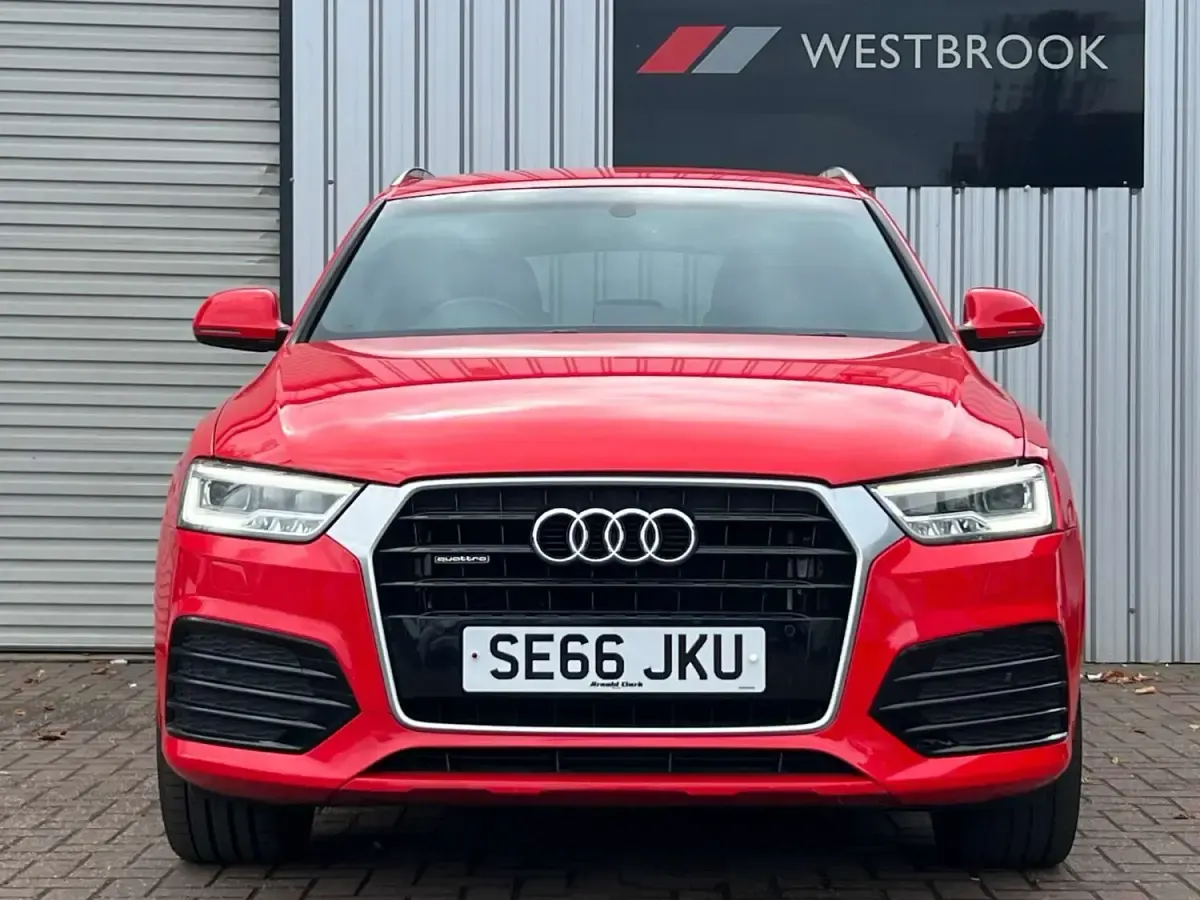 Begagnad Audi Q3 S-line plus 150 HK (110 kW) 2017 Röd SUV