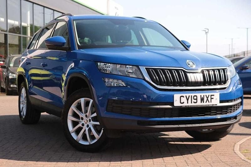 Energy blue Used 2019 Skoda Kodiaq SE SUV | £19,095 (Fair price) - Image 1/4