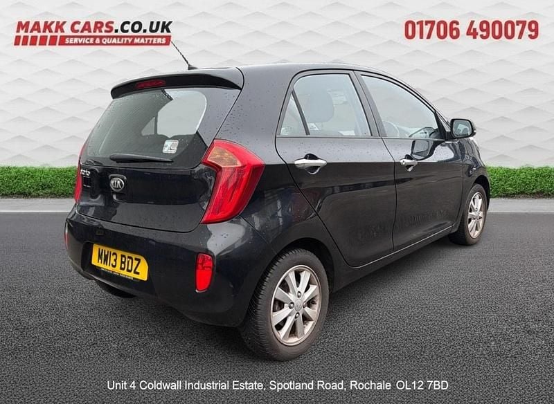 Used Kia Picanto 68 HP (50 kW) 2013 Black Hatchback