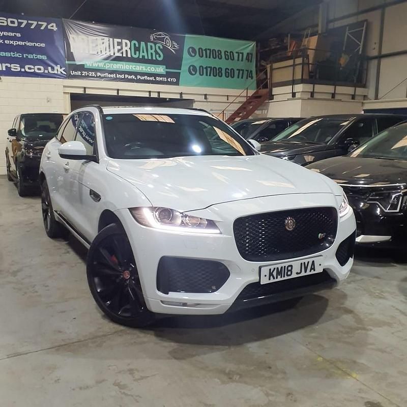 White Used 2018 Jaguar F-Pace S SUV | £18,480 (Super price) - Image 1/4