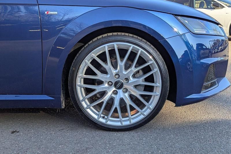 Used Audi TT S-Line 226 HP (166 kW) 2016 Blue Coupe