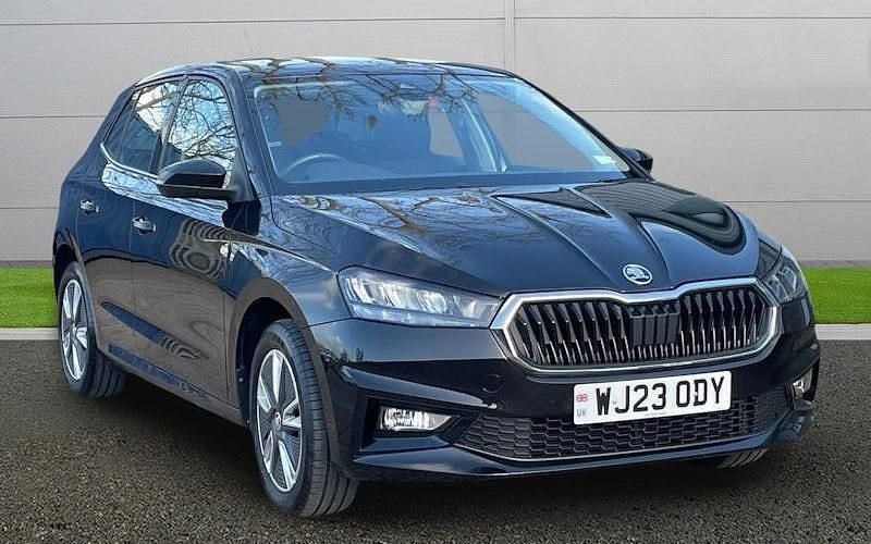 Used Skoda Fabia SE L 110 HP (80 kW) 2023 Black Hatchback