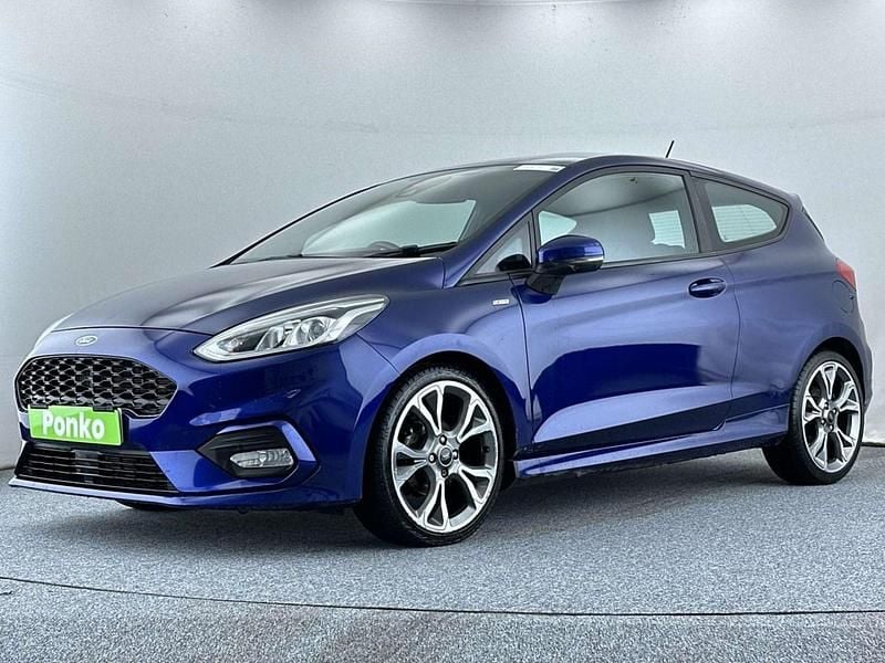 Used Ford Fiesta ST-Line 100 HP (73 kW) 2018 Blue Hatchback
