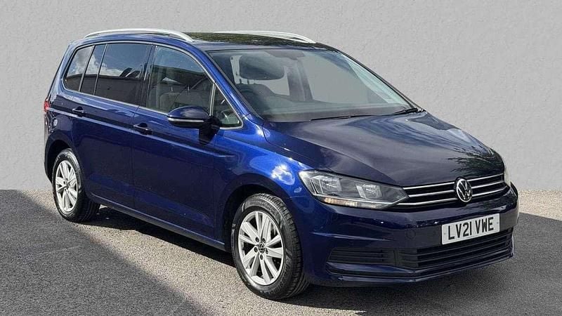 Blue Used 2021 VW Touran Family MPV | £19,140 (Fair price) - Image 1/4