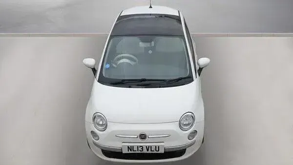 Used Fiat 500 Lounge 69 HP (50 kW) 2013 White Hatchback