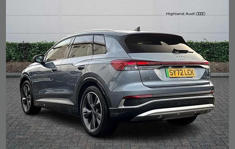 Used Audi Q4 e-tron S-Line 219 kW (299 HP) 2022 Blue SUV