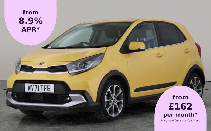Yellow Used 2021 Kia Picanto X-Line Hatchback | £12,412 (Fair price) - Image 1/1
