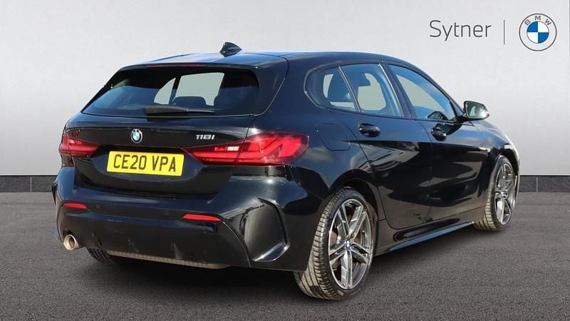 Used BMW 118 M Sport 138 HP (101 kW) 2020 Black Hatchback
