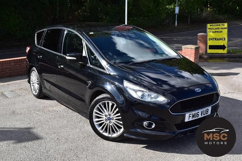 Black Used 2016 Ford S-MAX Sport MPV | £10,495 (Fair price) - Image 1/4