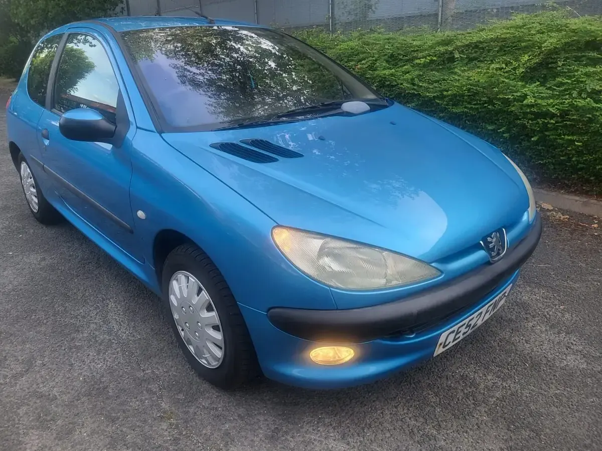 Used Peugeot 206 68 HP (50 kW) 2002 Blue Hatchback