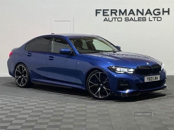 Blue Used 2021 BMW 318 M Sport Sedan | £23,490 (Expensive) - Image 1/4