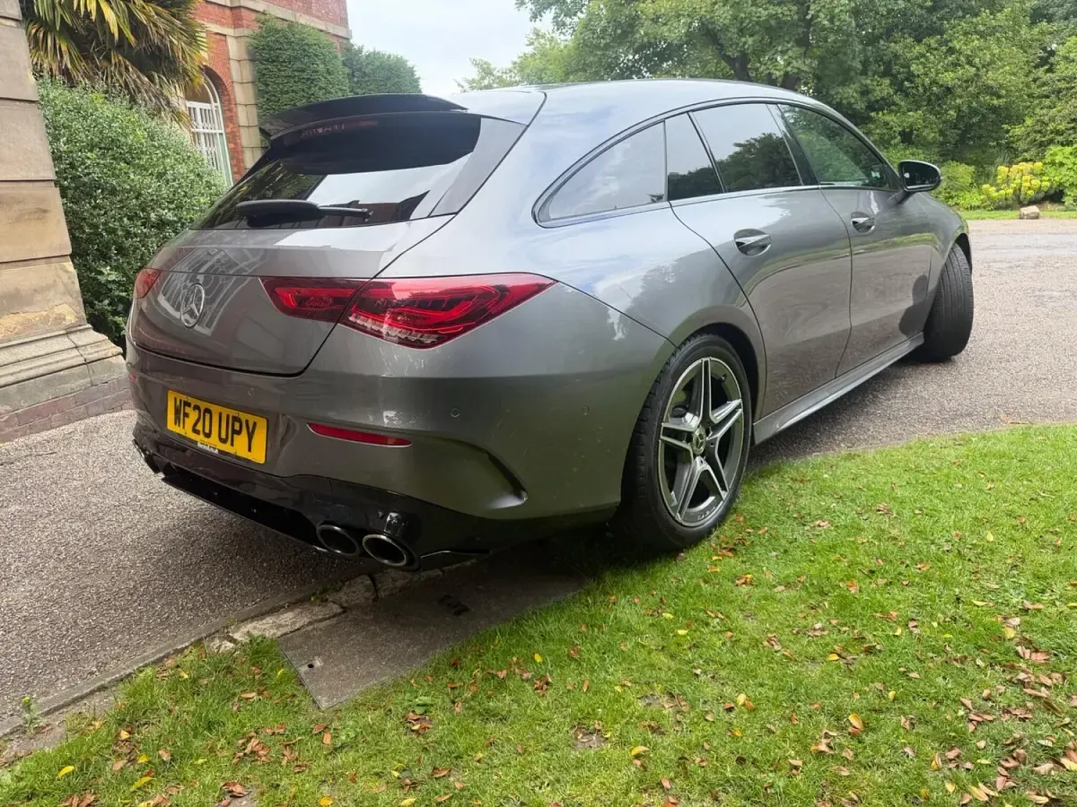 Used Mercedes CLA200 Shooting Brake AMG line 2020 Grey Estate
