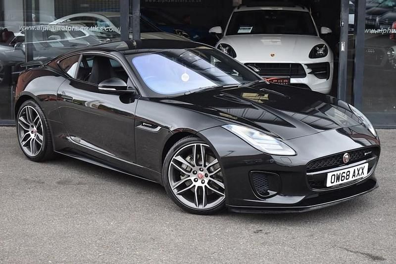 Black Used 2018 Jaguar F-Type R-Dynamic Coupe | £26,990 (Fair price) - Image 1/1