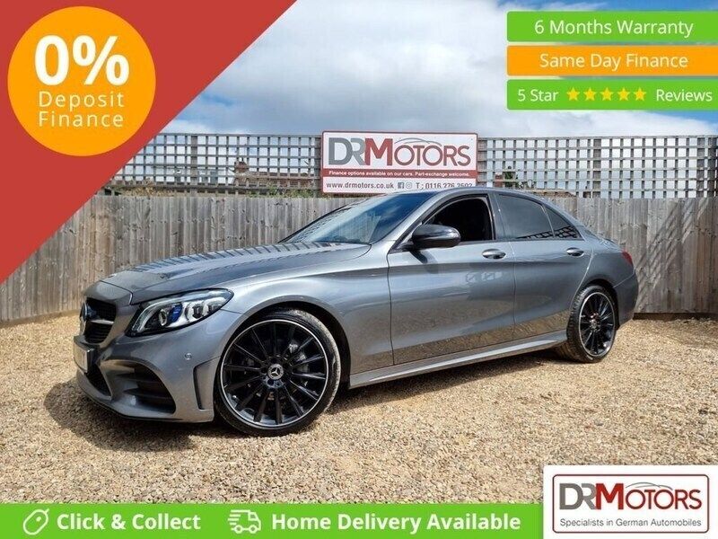 Grey Used 2020 Mercedes C220 AMG Line Premium Sedan | £14,440 (Good price) - Image 1/4