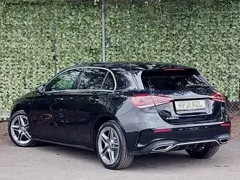 Used Mercedes A250 AMG line 218 HP (160 kW) 2021 Black Hatchback